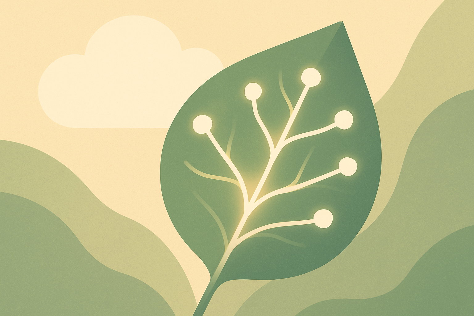 Lvyeyun organic global proxy network illustration